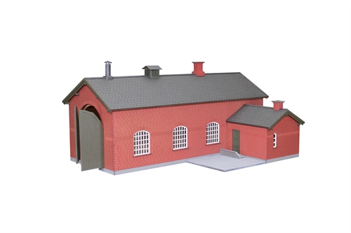 Hobbytrade 87254 Eingleisiges Depot für Gleise ohne Schotter, H0